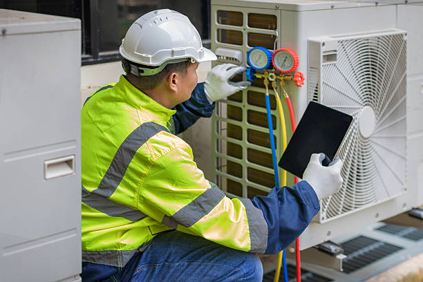 Professional Hvac Installation technician working in Newtonville, NJ